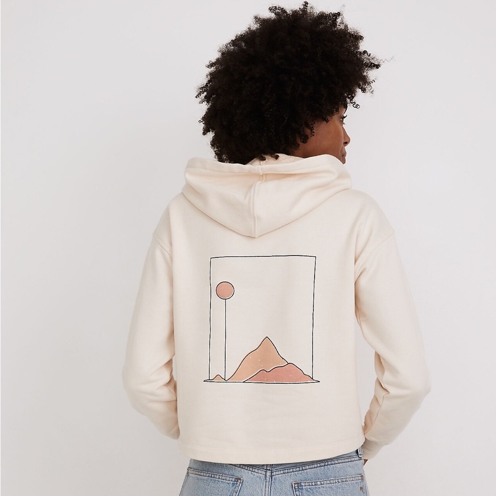 Madewell x Real Fun, Wow!® Collab Sz Lg Graphic Hoodie Sweatshirt - Picture 4 of 7